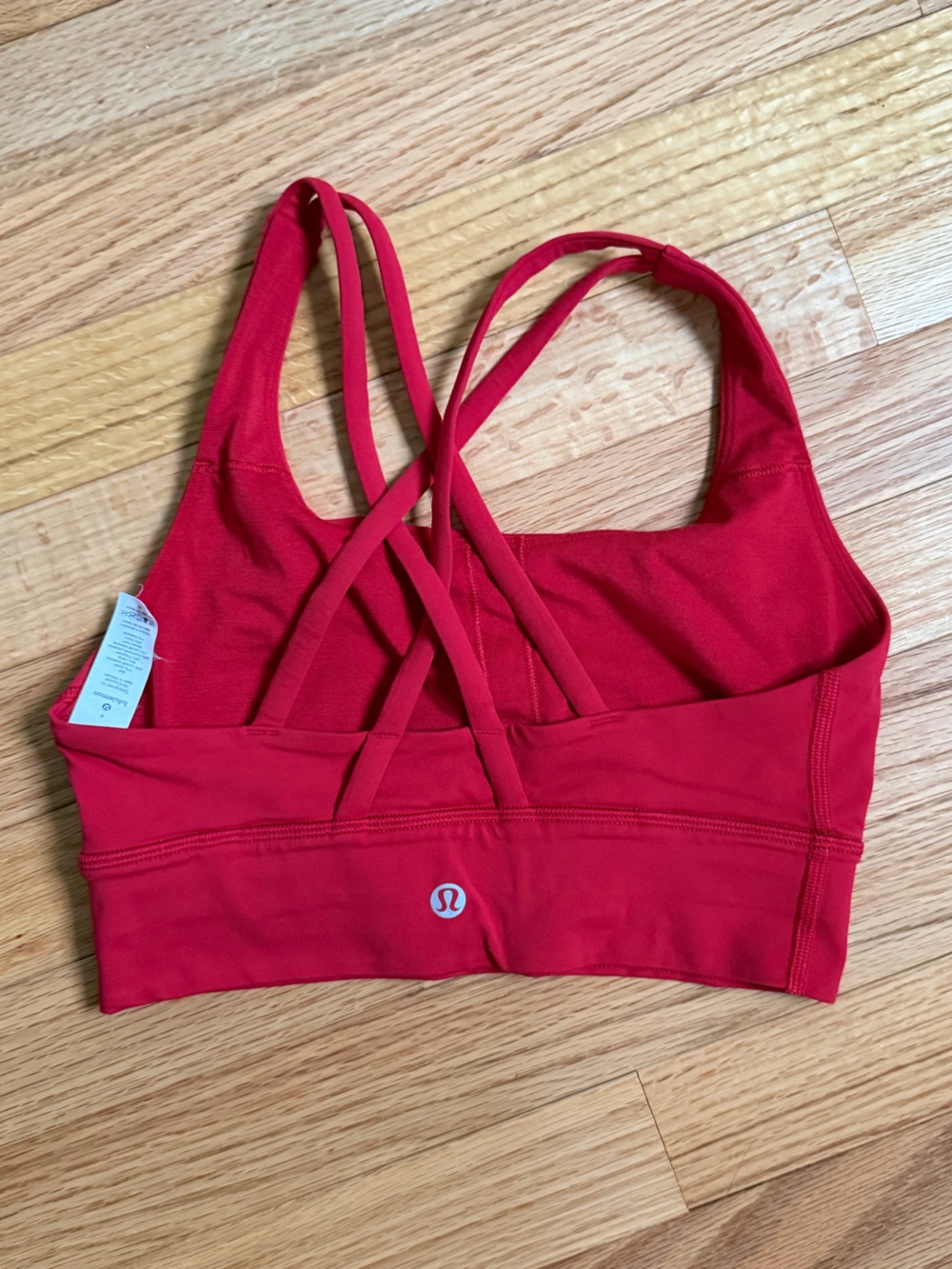 Lululemon Energy Bra Longline - Dark Red - Picture 2 of 3